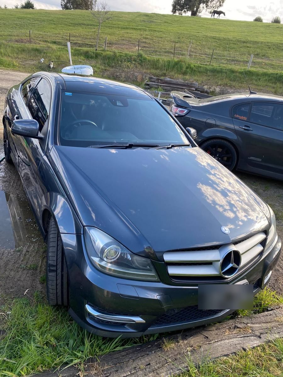 Mercedes-Benz C 250 after an exterior detail