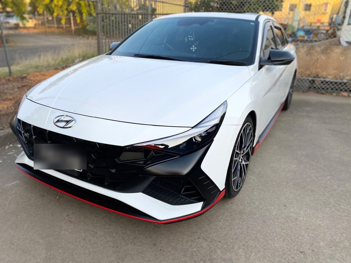 Hyundai i30 N after an exterior detail